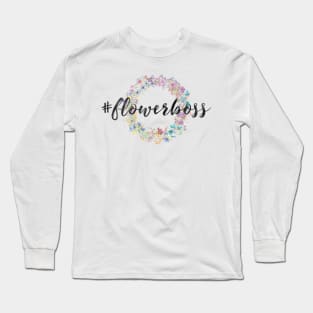 #FLOWERBOSS | Florist Boss Floral Wreath | Flower Boss Long Sleeve T-Shirt